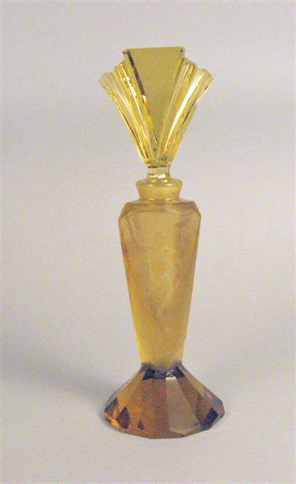 Czechoslovakian amber glass scent 4a79d