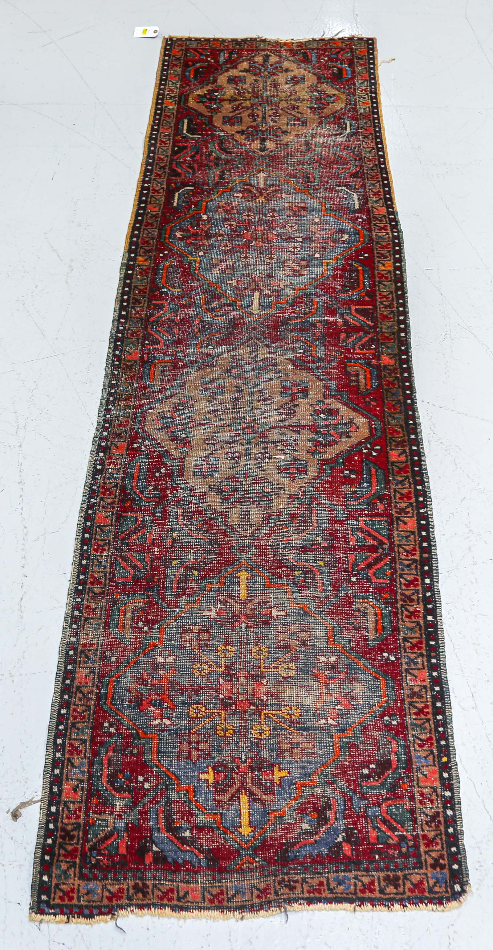 HAMADAN RUNNER, PERSIA, 2.4 X 8.11