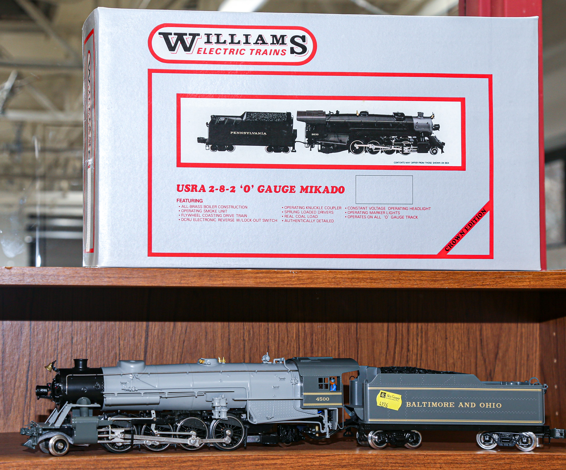 WILLIAMS "O" GAUGE MIKADO LOCOMOTIVE