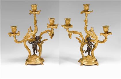 Pair of Louis XV style gilt and 4a7a0