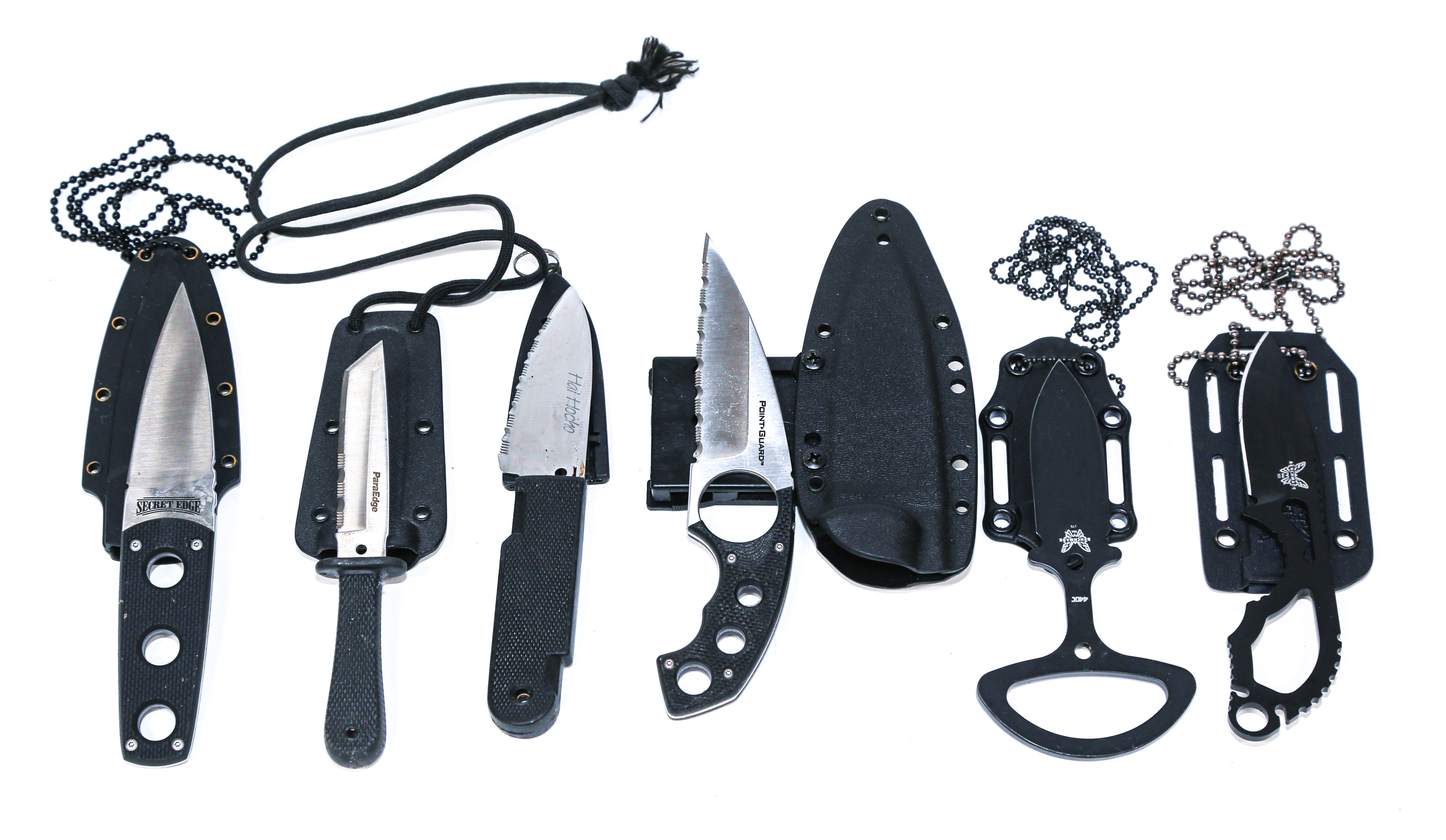 SIX COLD STEEL KNIVES Including