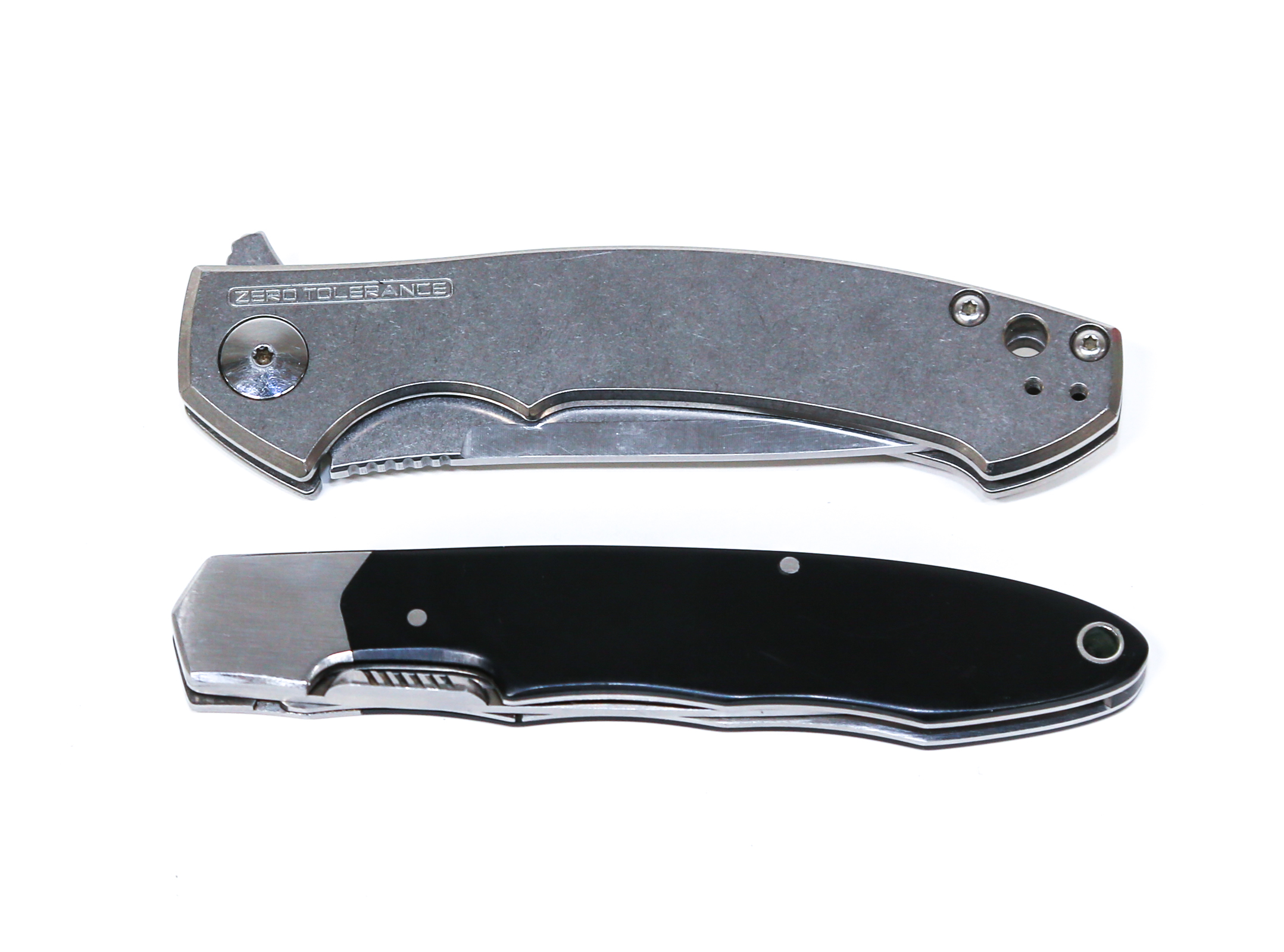 TWO FOLDING KNIVES Including Sinkevich