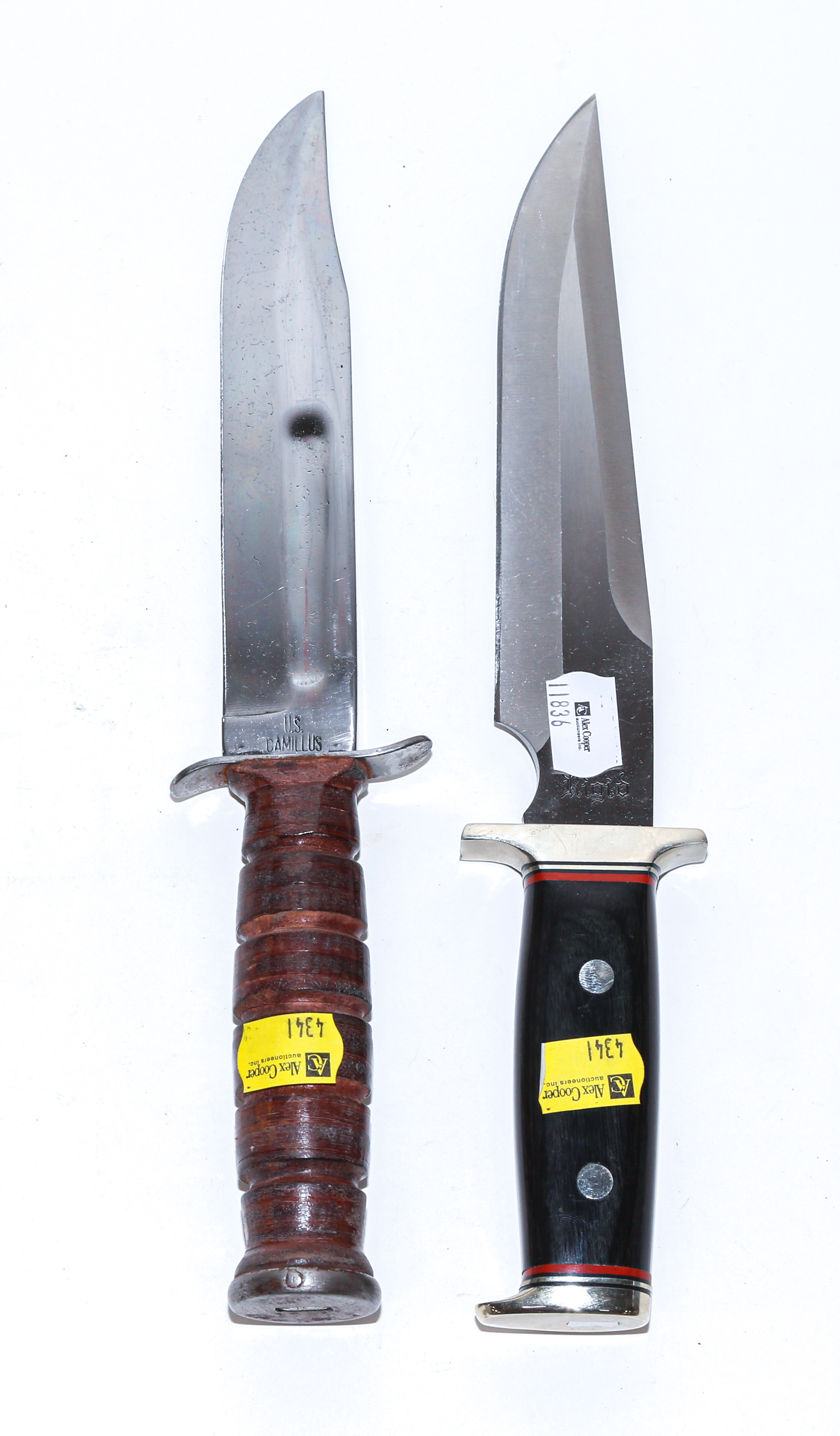 TWO FIXED BLADE KNIVES Including a Rigid