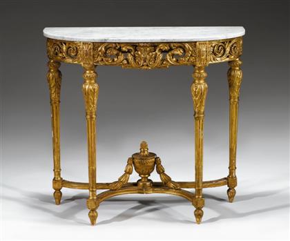 Louis XVI giltwood console table 4a7a8