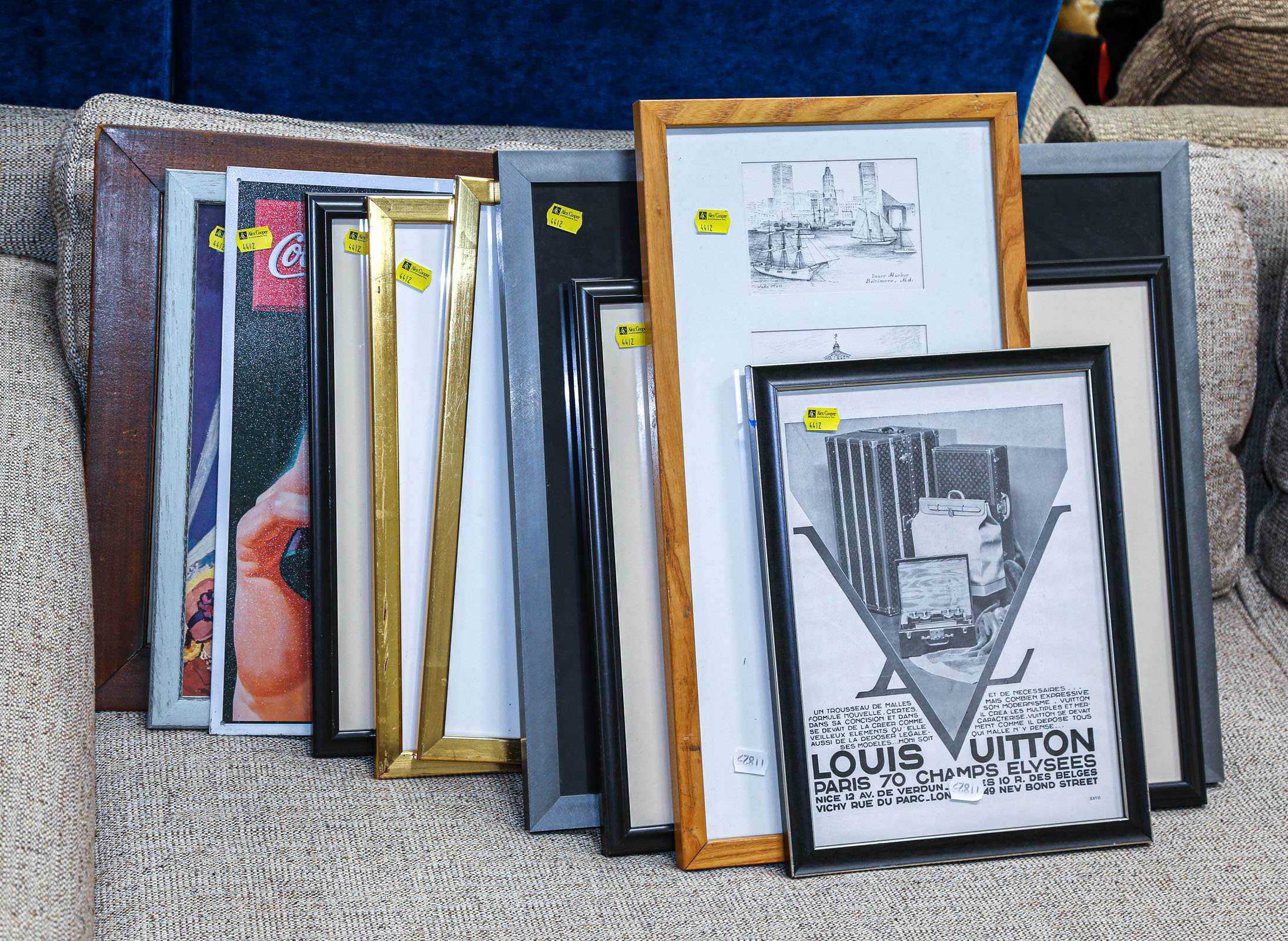 10 FRAMED & UNFRAMED ITEMS Including