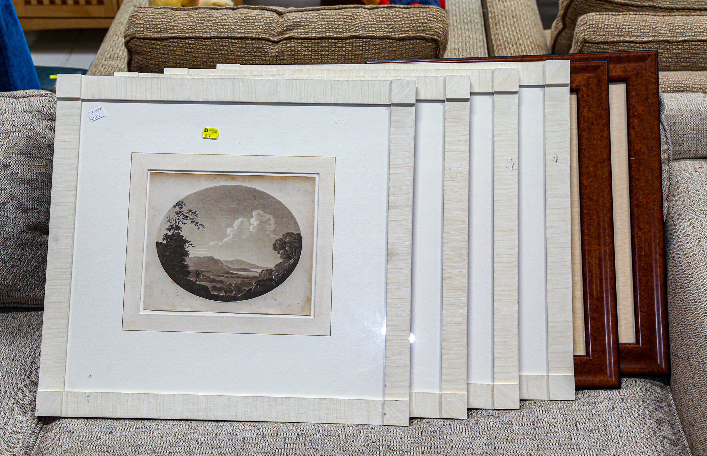 SIX FRAMED ITEMS Including four 2e8cc5