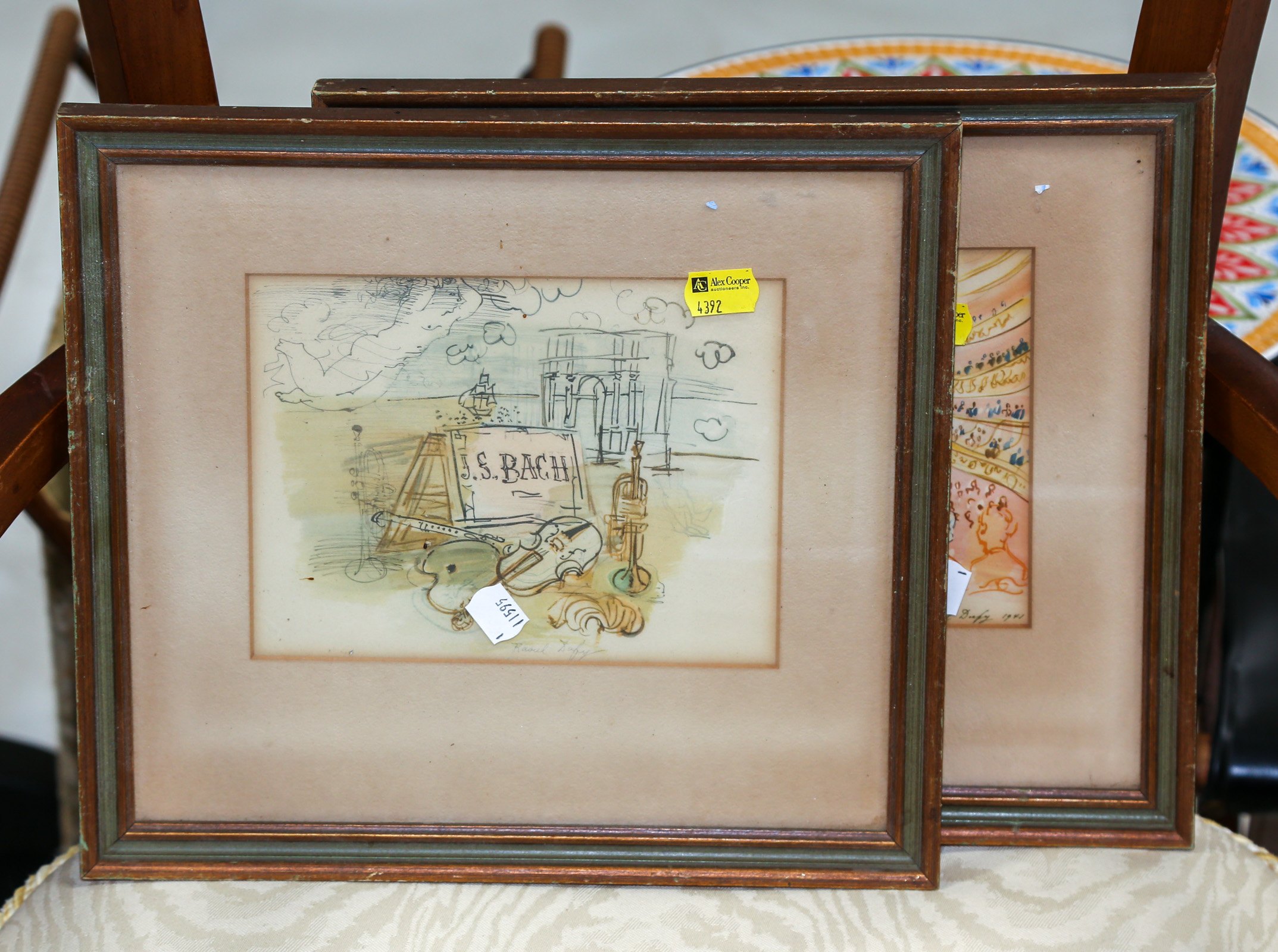 TWO FRAMED PRINTS AFTER RAOUL DUFY