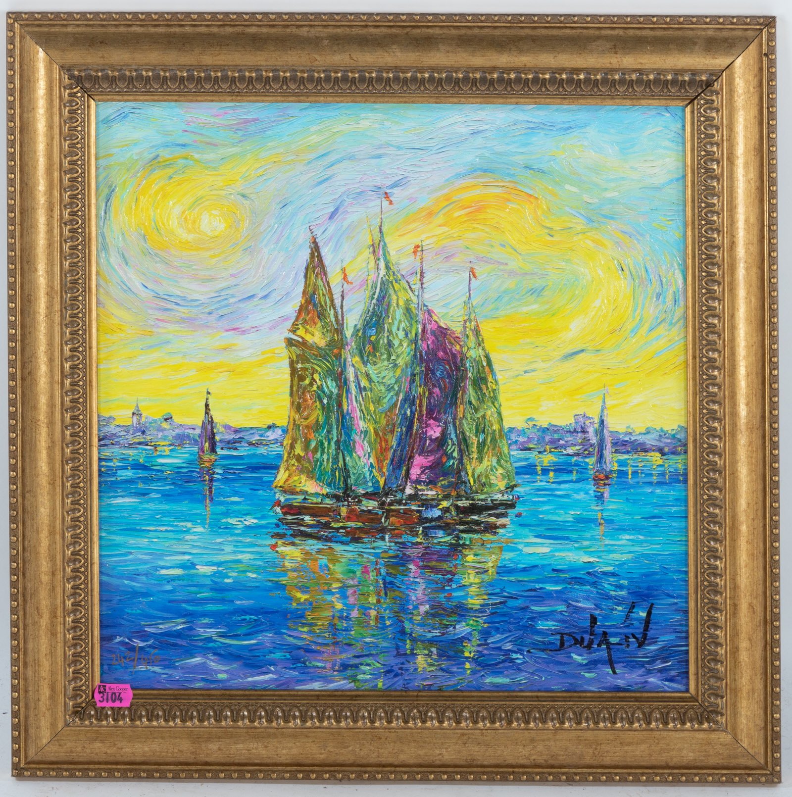 DUAIV BOATS IN THE HARBOR GICLEE 2e8dc5