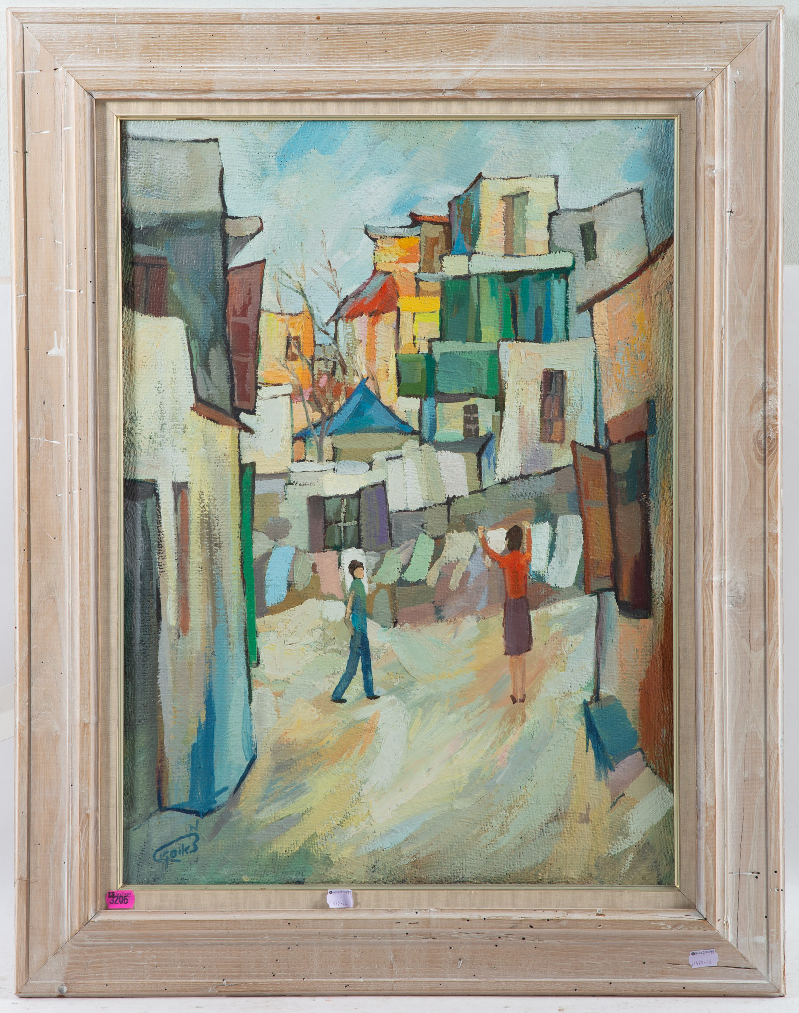 ARTIST UNKNOWN, 20TH C. BACK STREET