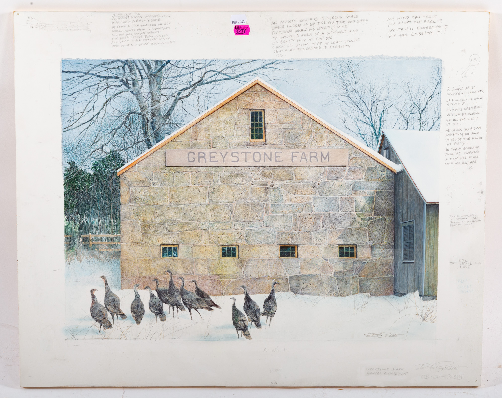 DOUGLAS S. GILLETTE. GREYSTONE FARM,