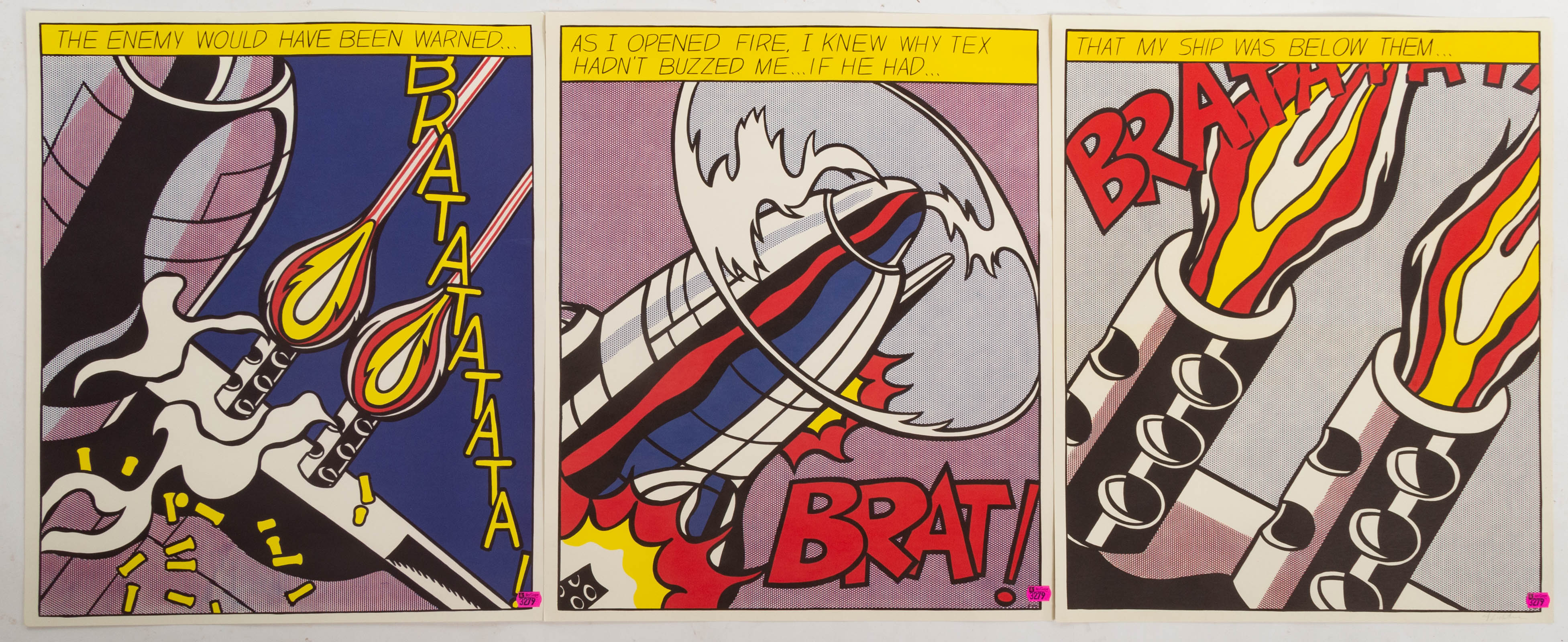 AFTER ROY LICHTENSTEIN AS I OPENED 2e8e72