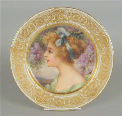 Austrian porcelain cabinet plate 4a7e5