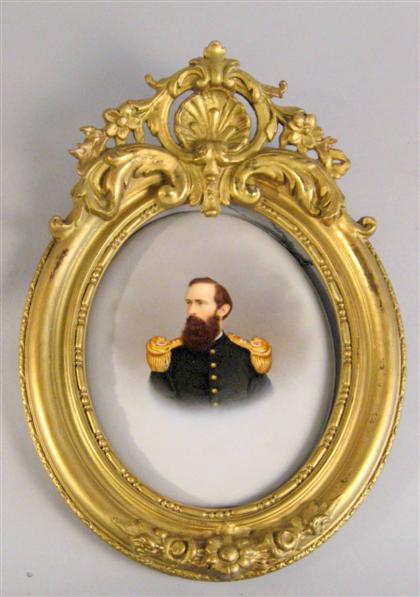 KPM porcelain plaque of an officer 4a7ea