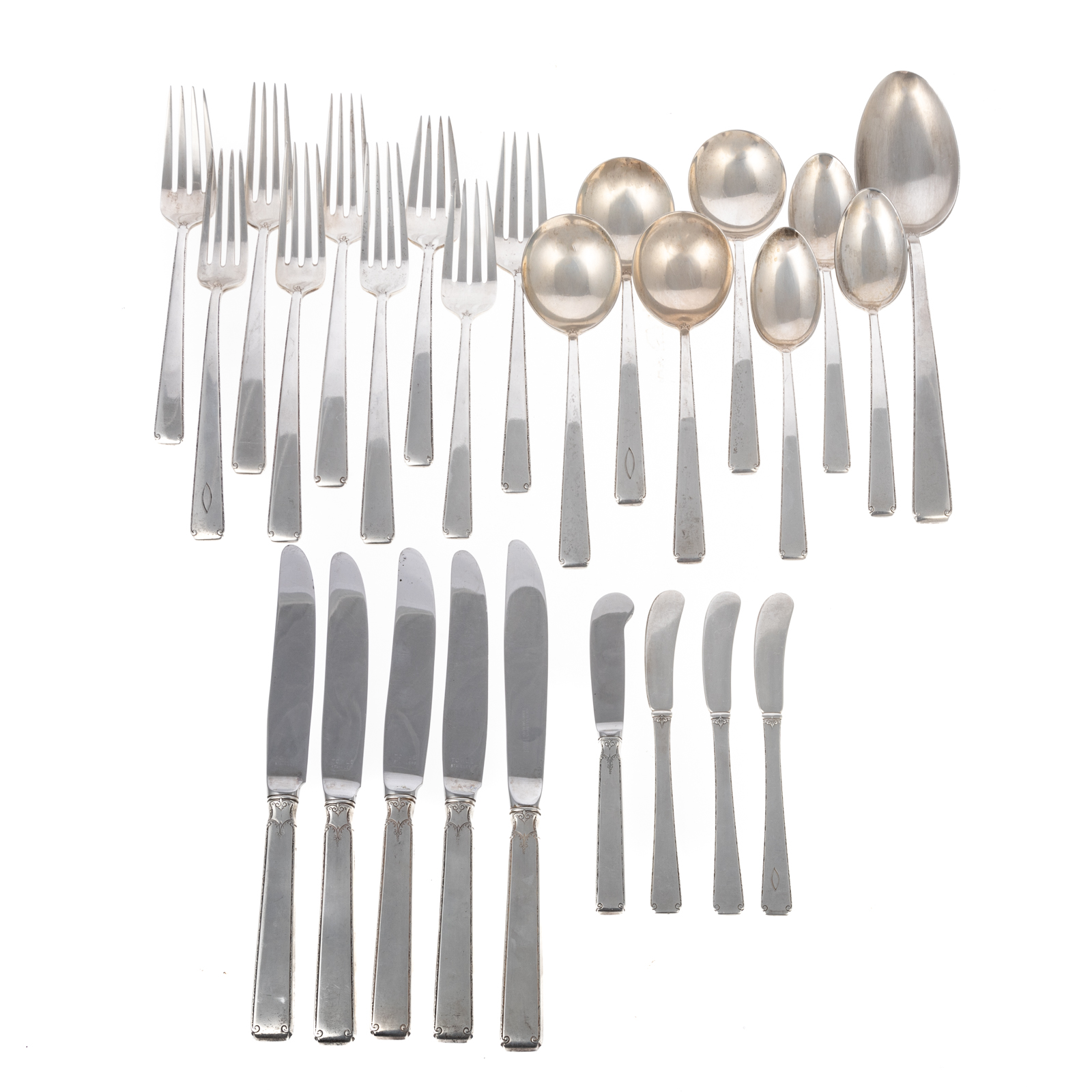 TOWLE STERLING "OLD LACE" FLATWARE