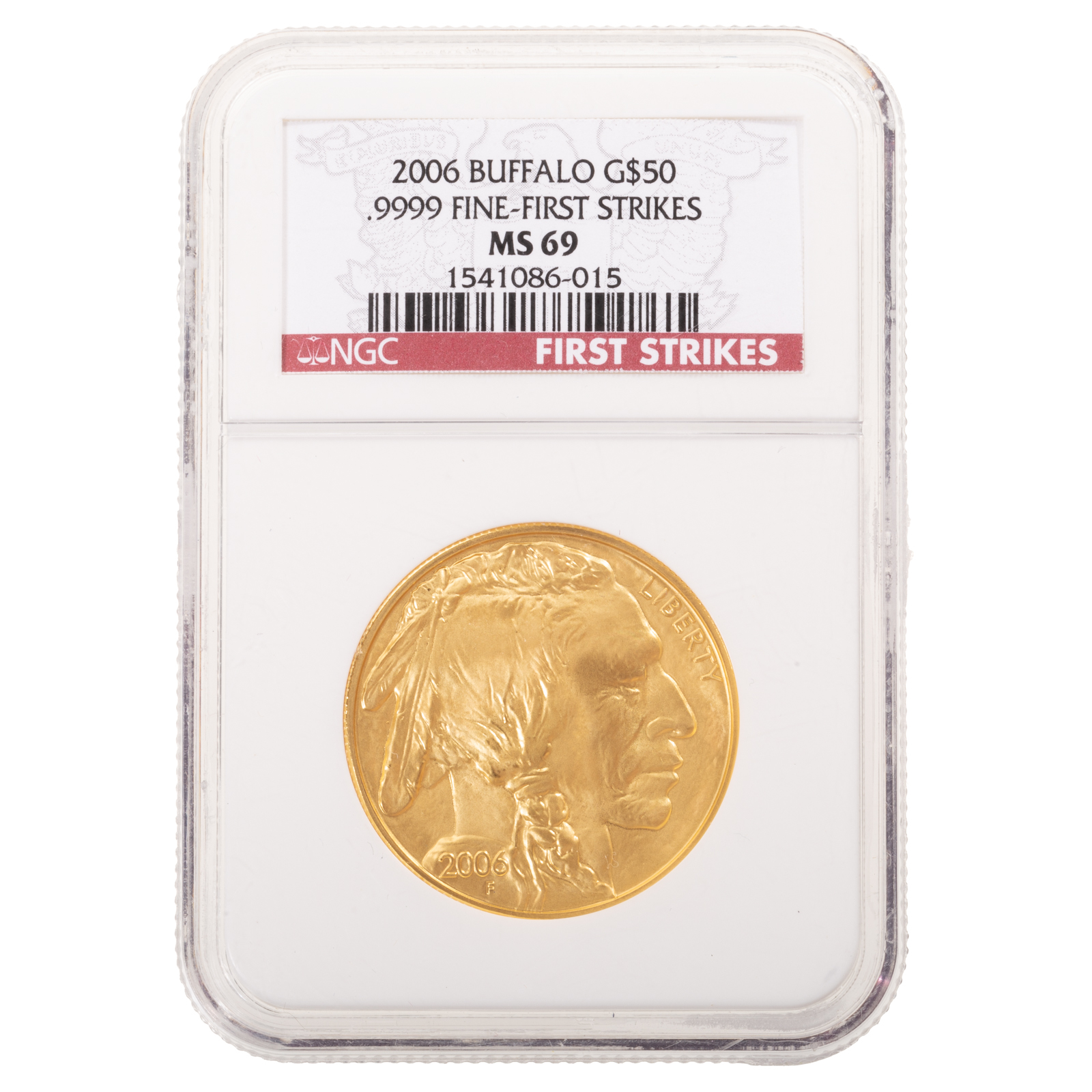 2006 BUFFALO G$50 1 OZ FIRST STRIKES