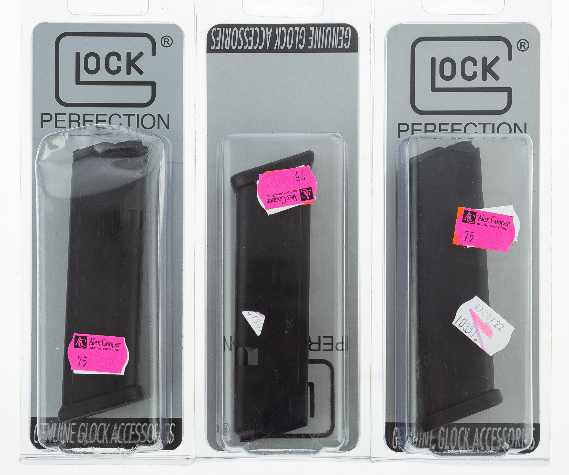 THREE GLOCK G22 15 ROUND MAGAZINES