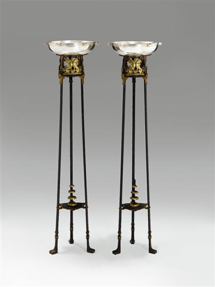 Pair of Art Deco gilt bronze and 4a80b