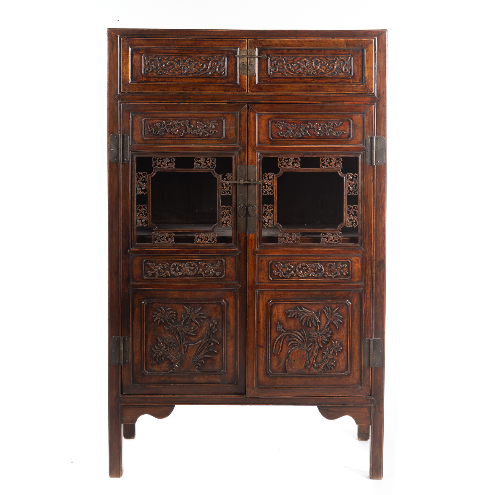 CHINESE HARDWOOD CABINET A pair 2e907a