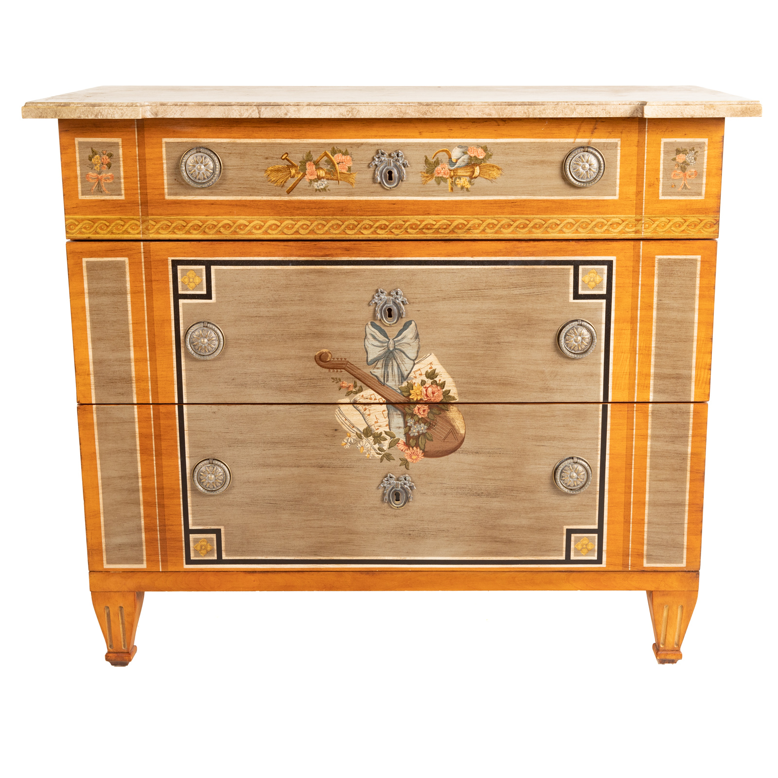 DREXEL HERITAGE PAINTED WOOD COMMODE 2e9091