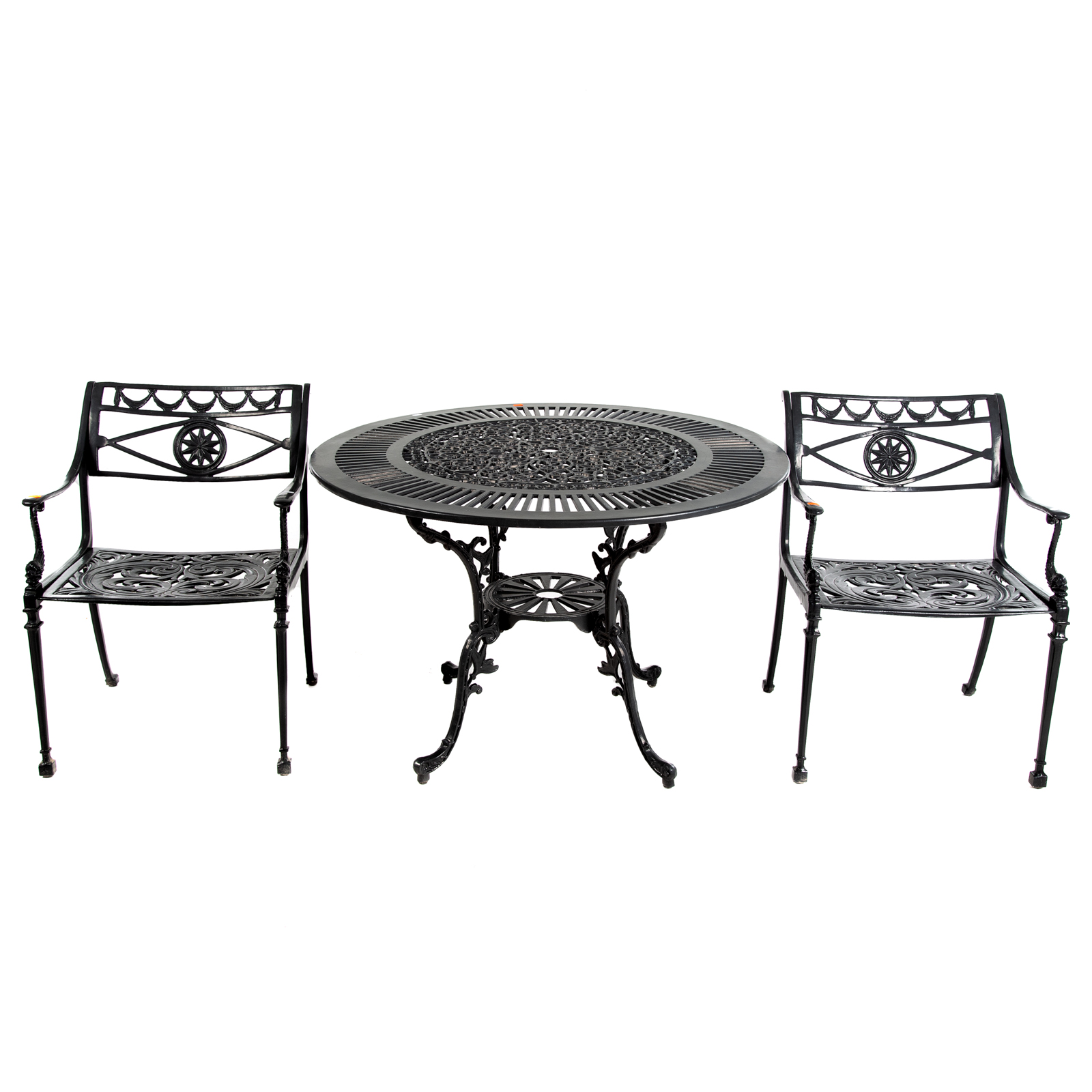 CLASSICAL STYLE METAL PATIO TABLE 2e90a1