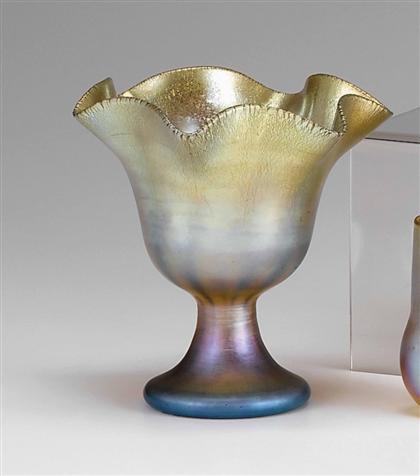 Steuben Aurene glass small vase 4a813