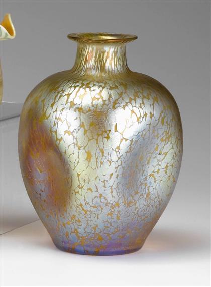 Loetz iridescent glass vase   