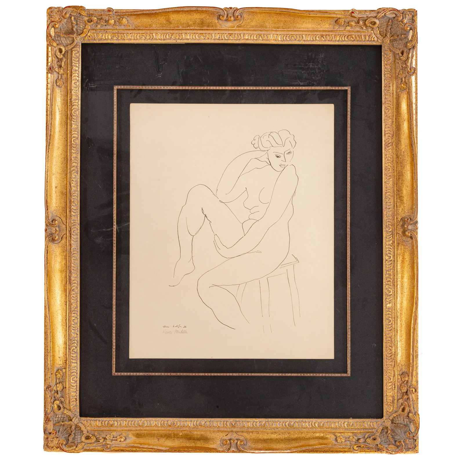 AFTER HENRI MATISSE. SEATED FEMALE