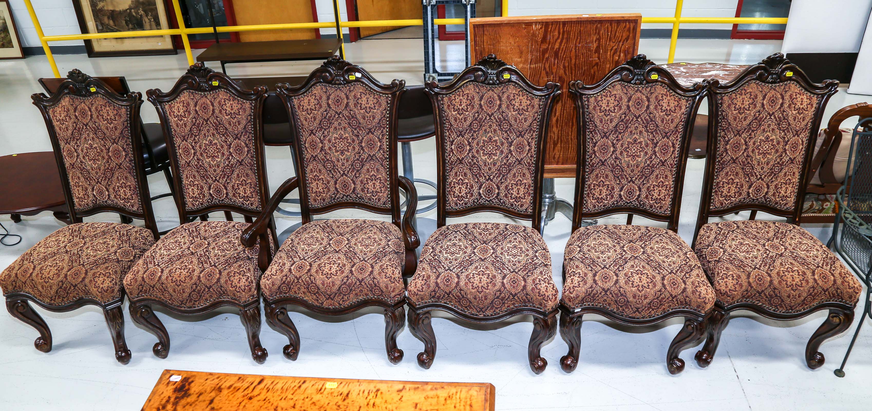 SET OF SIX CONTINENTAL STYLE DINING 2e921c