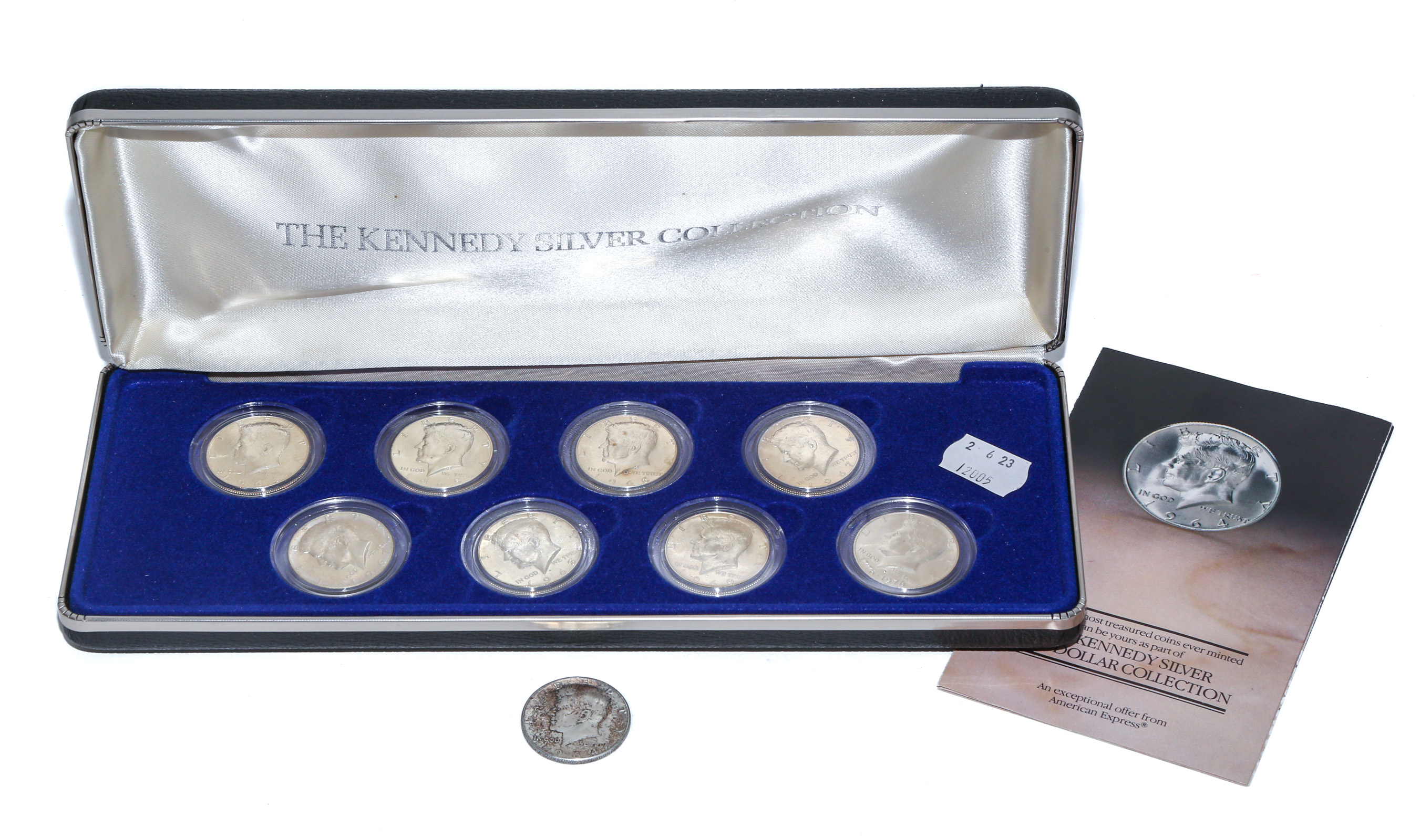 KENNEDY SILVER COIN COLLECTION In a