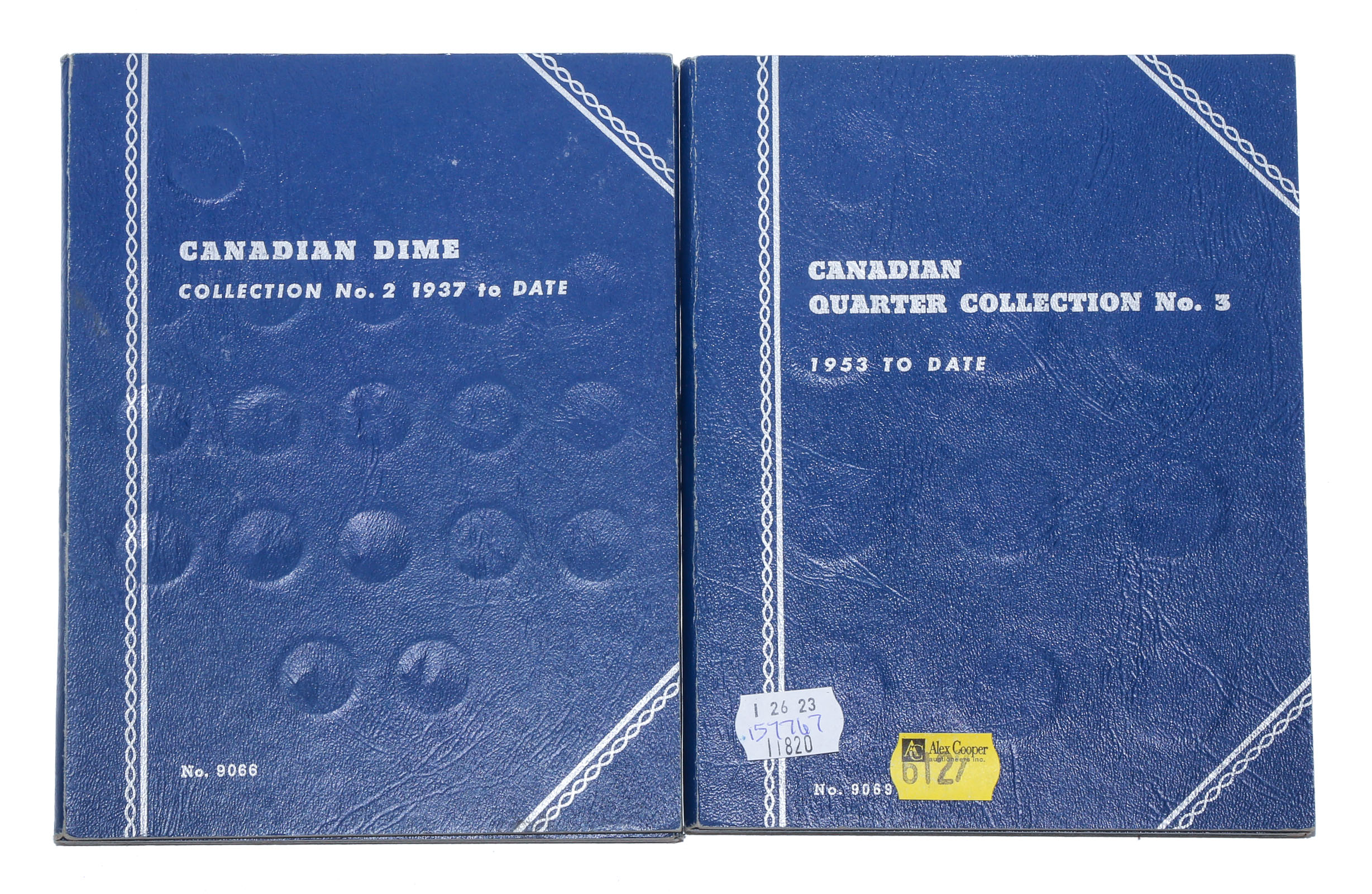 TWO CANADIAN WHITMAN FOLDERS WITH 2e9245