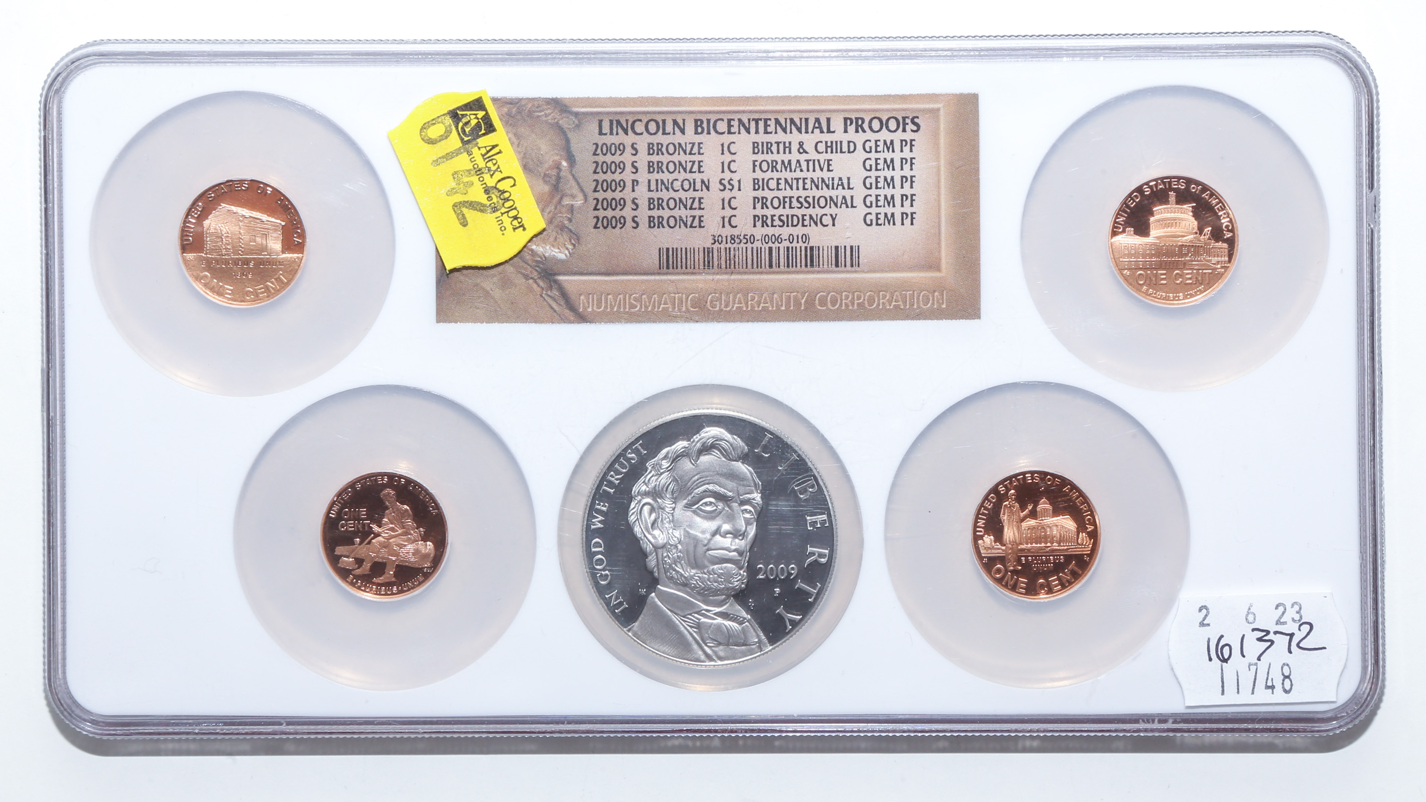 2009 LARGE NGC SLAB WITH LINCOLN