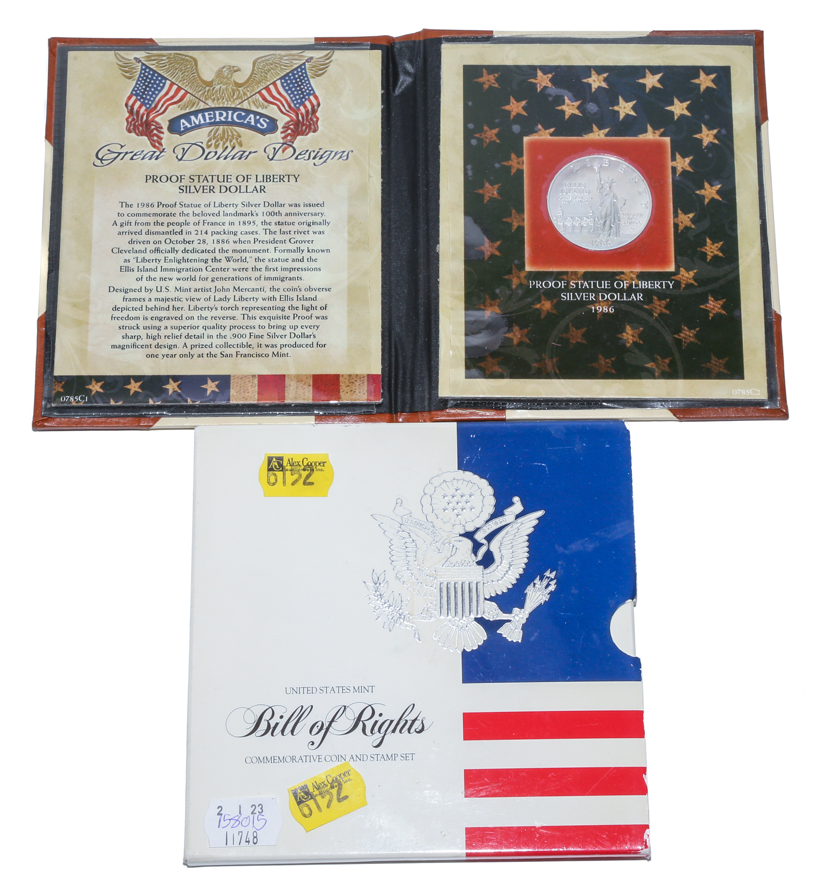 1986 LIBERTY & 1993 BILL OF RIGHTS SET