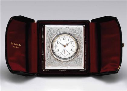 Gorham sterling silver travel clock 4a83e