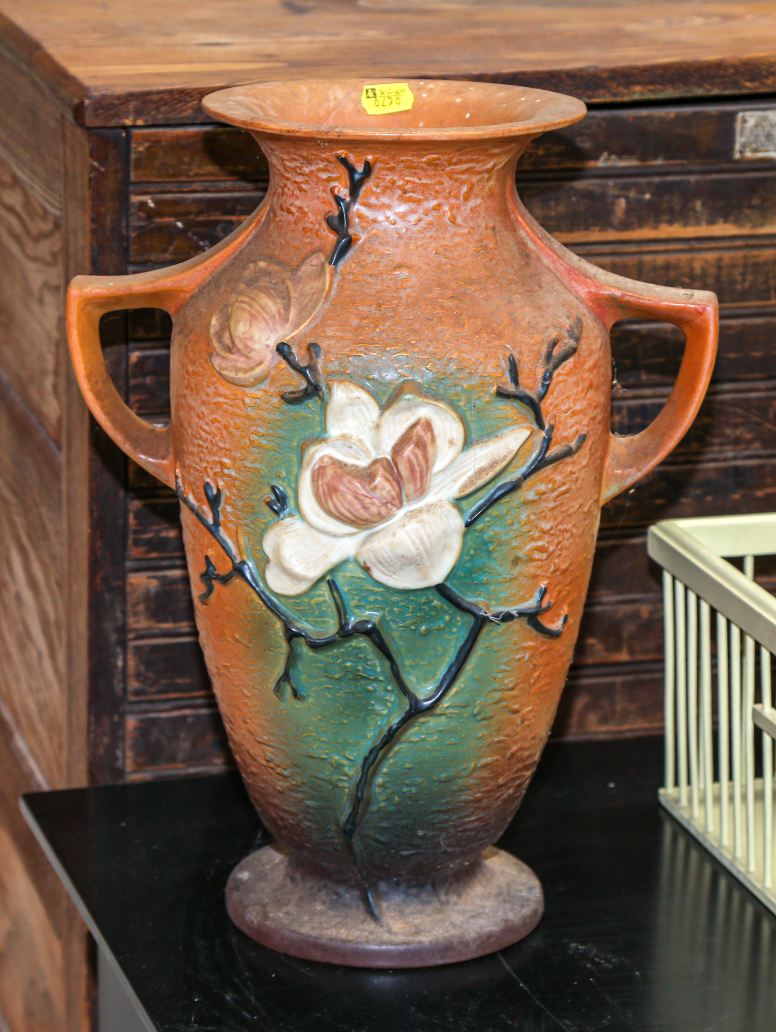 LARGE ROSEVILLE ART POTTERY VASE