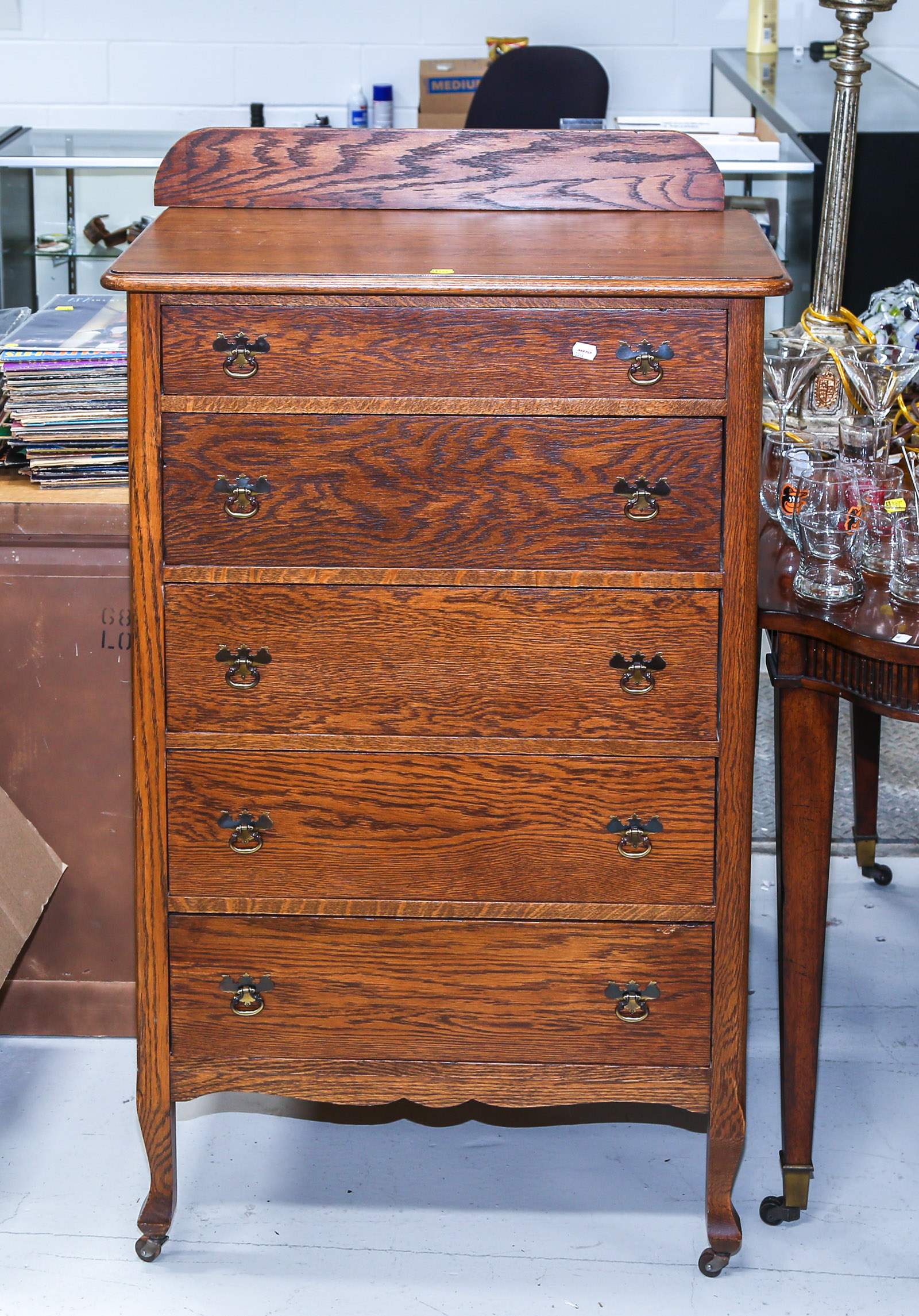 AMERICAN CHESTNUT TALL CHEST Circa