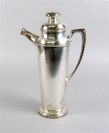 American sterling silver cocktail shaker