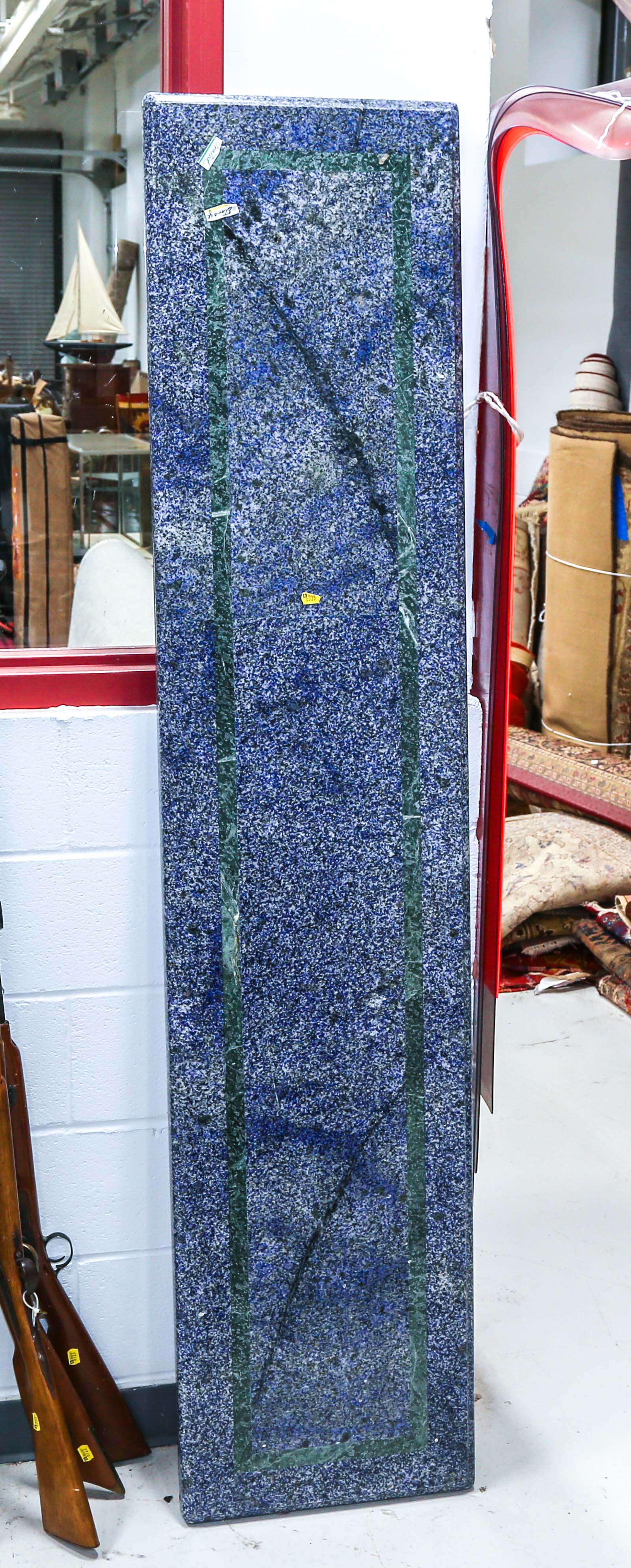 LARGE INLAID STONE TABLE TOP Later 2e9310