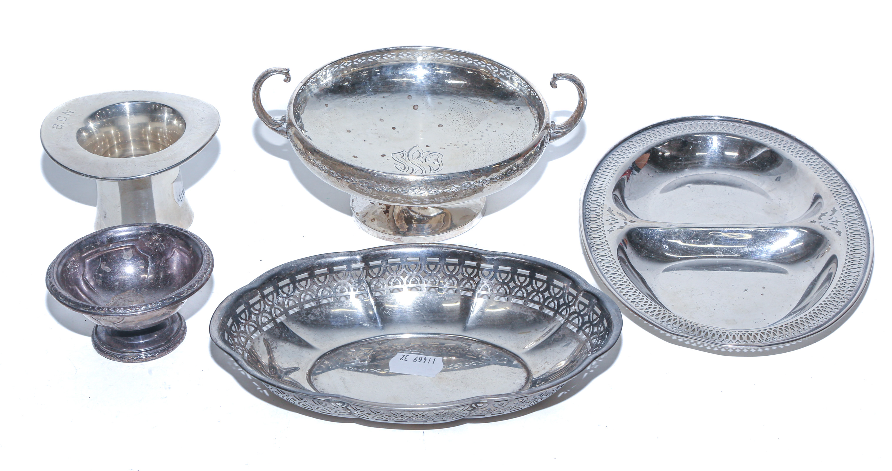 FIVE PIECES OF STERLING HOLLOWWARE 2e93a6