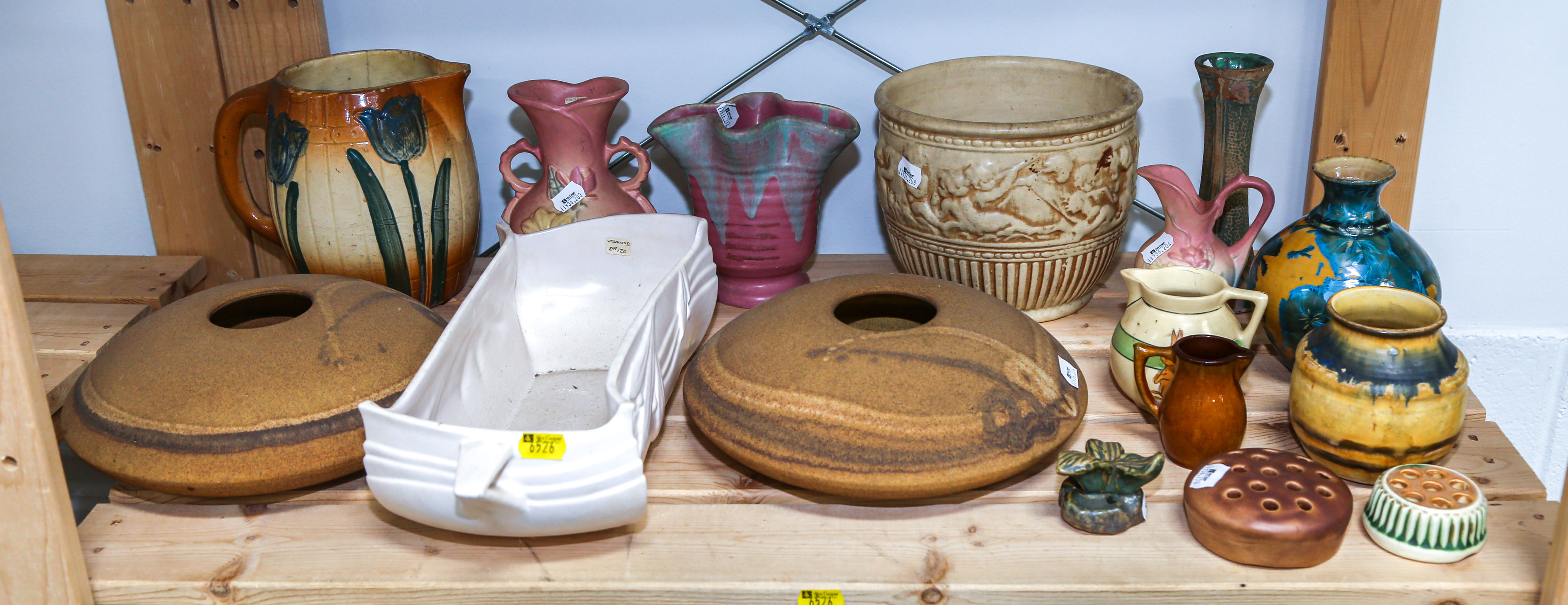 ASSORTED AMERICAN ART POTTERY 20th