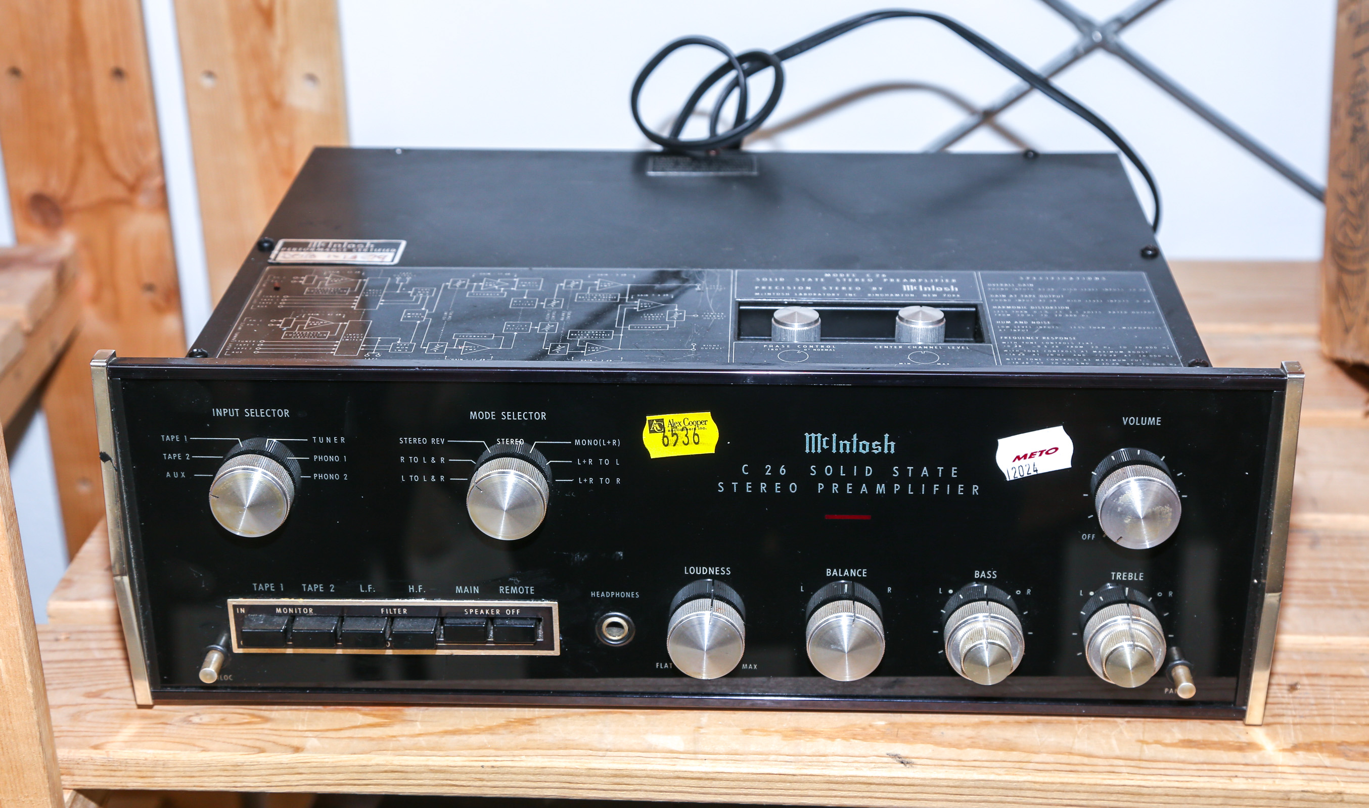 MCINTOSH C 26 STEREO PREAMPLIFIER 2e93d4