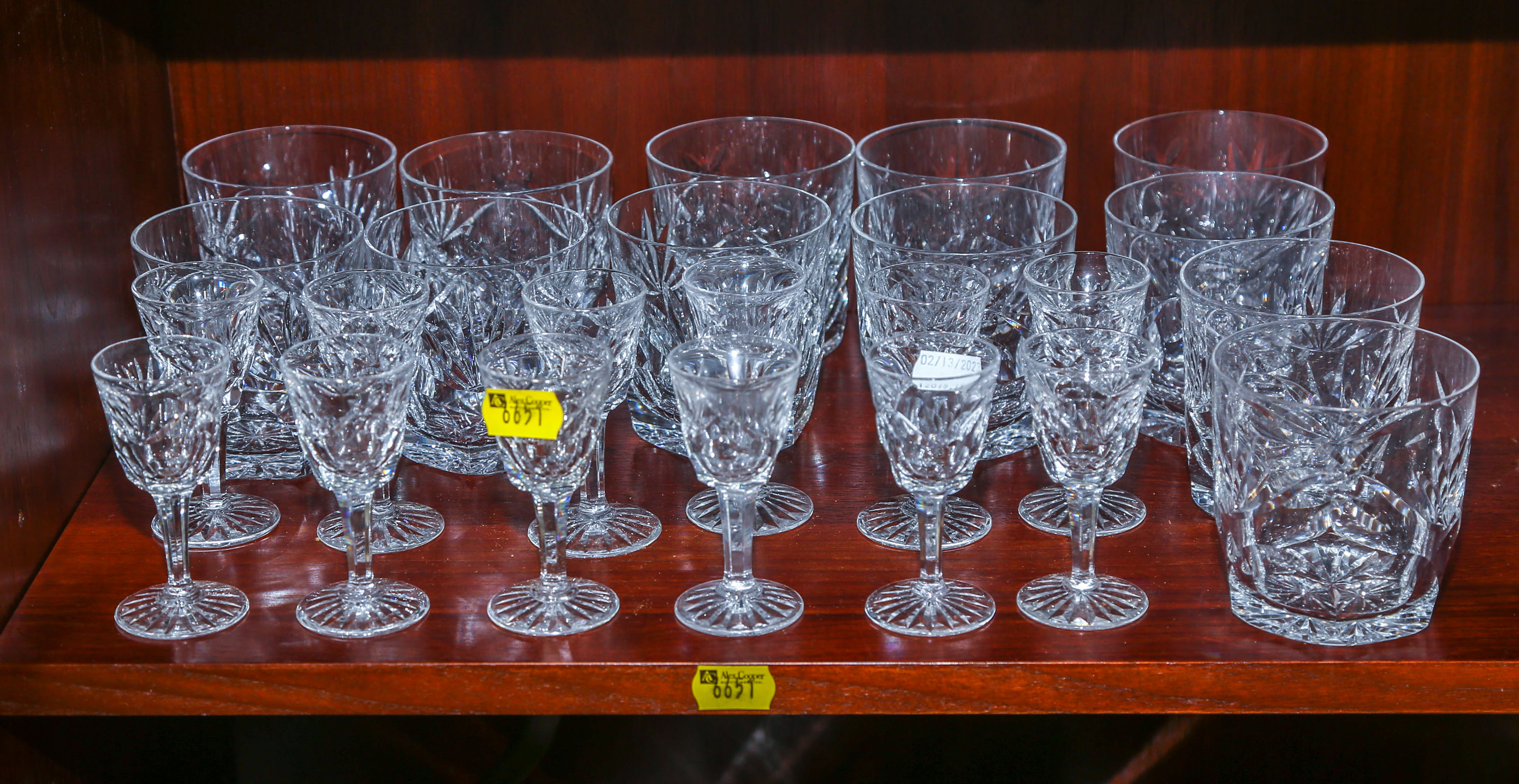 ASSORTMENT OF WATERFORD TUMBLERS 2e9441