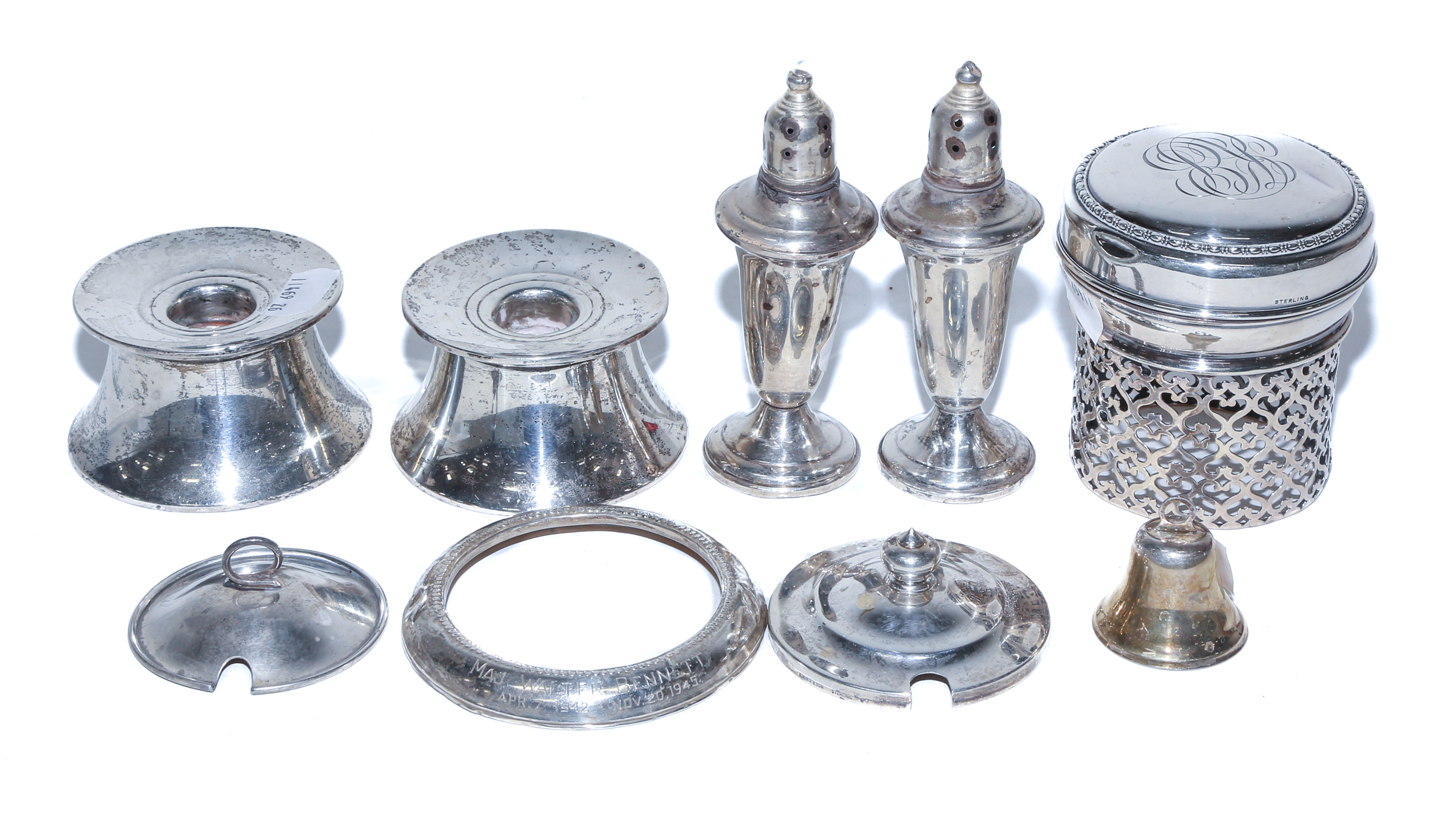 ASSORTED STERLING HOLLOWWARE Including