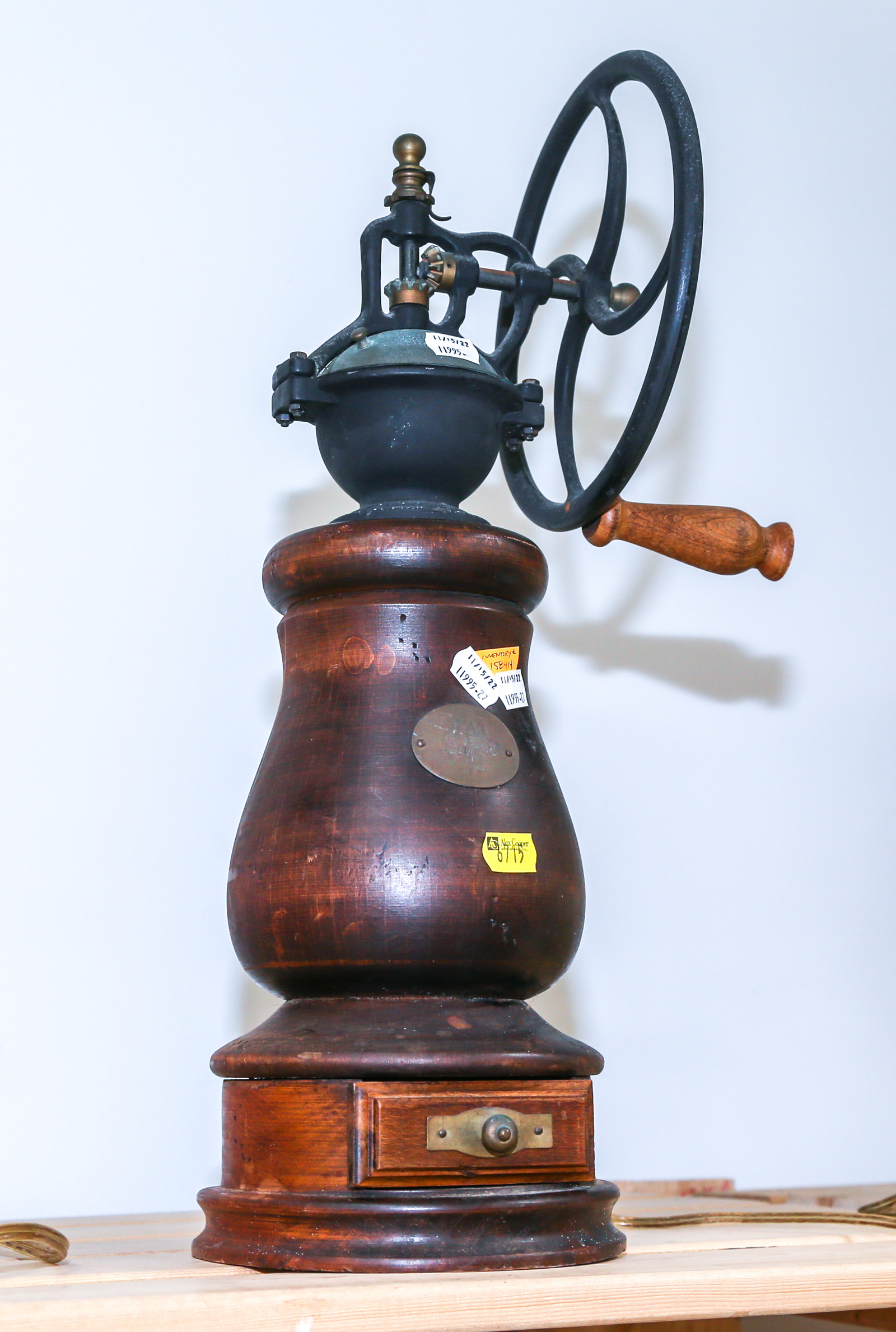CONTINENTAL COFFEE GRINDER Late 19th