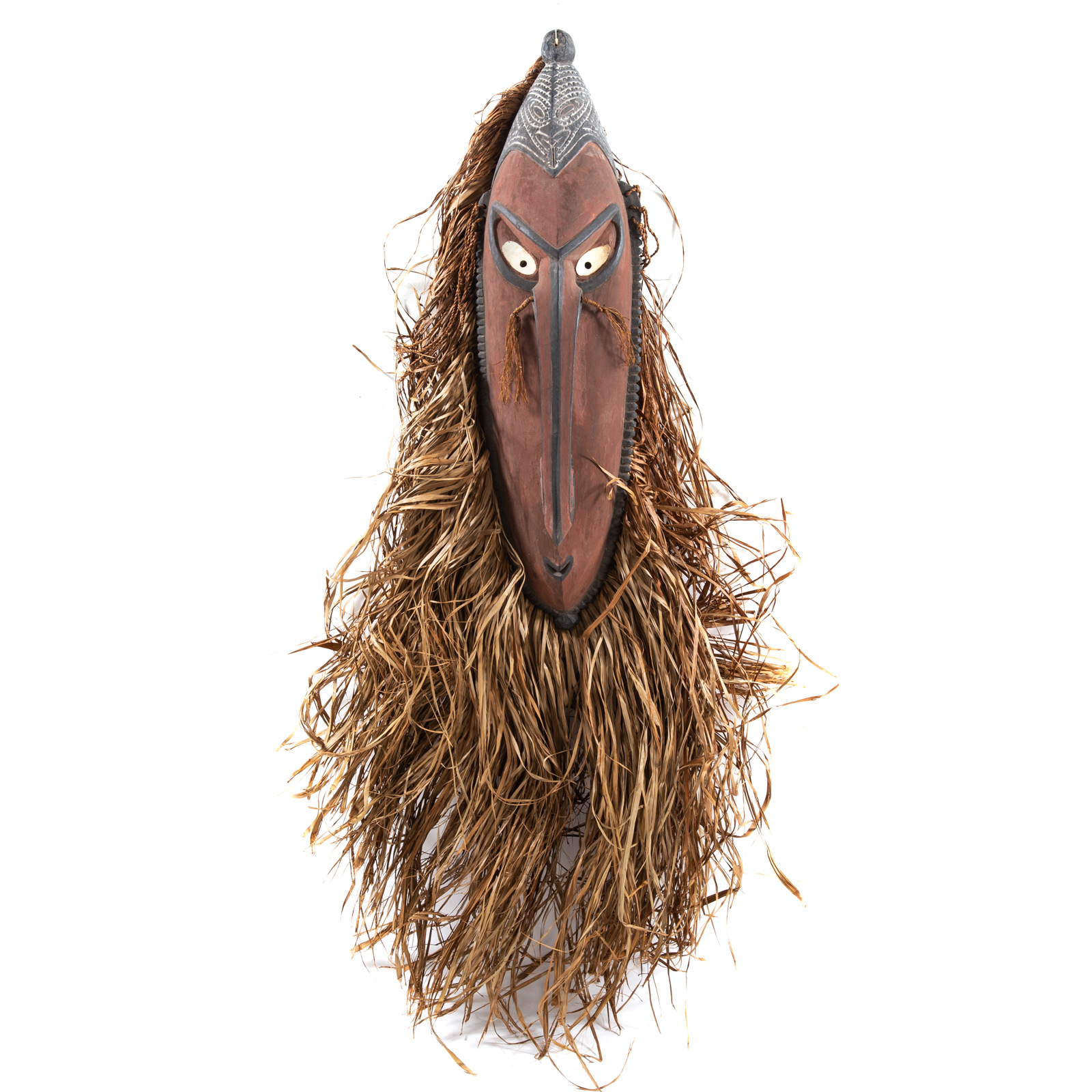 20TH C. NEW GUINEA MASK, WOOD Wood