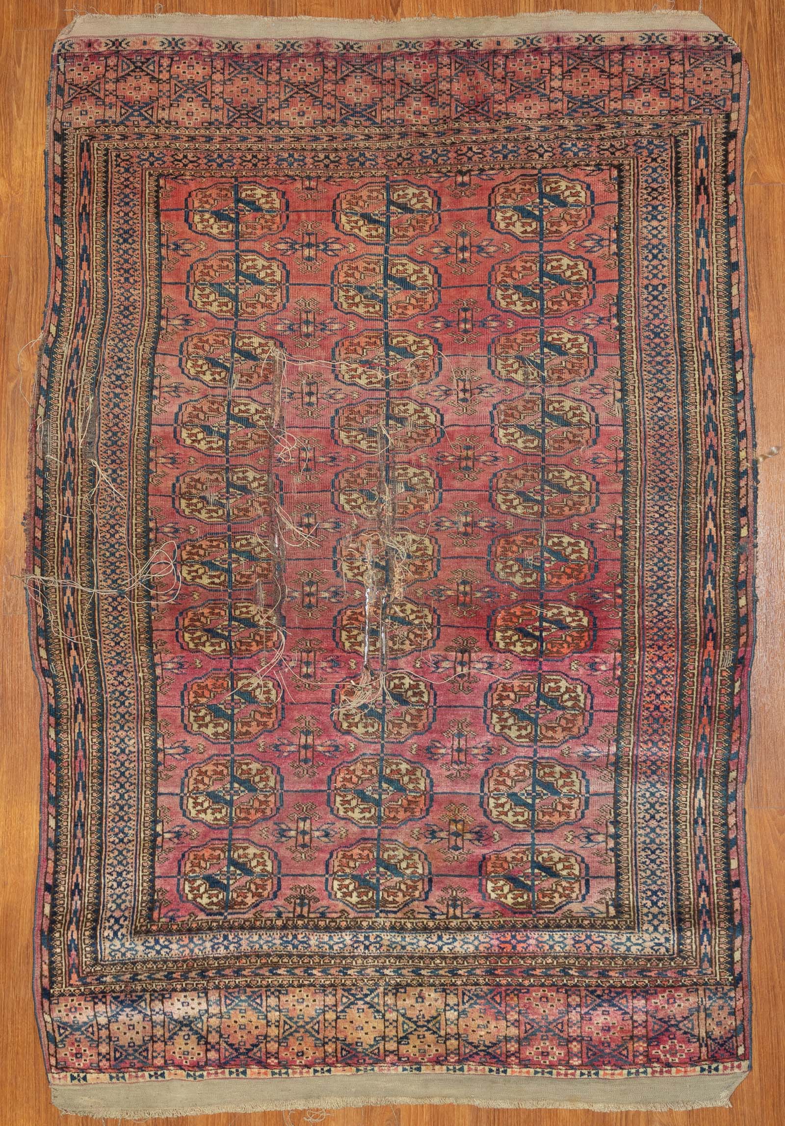 TURKMEN BOHKARA RUG 3 7 X 5 1 2e9509