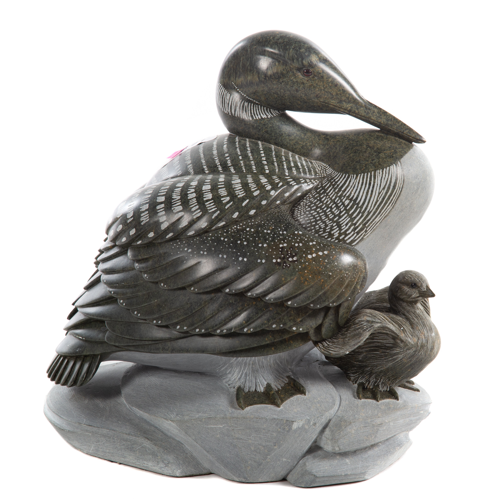 MICHAEL LORD. SEATED LOON WITH