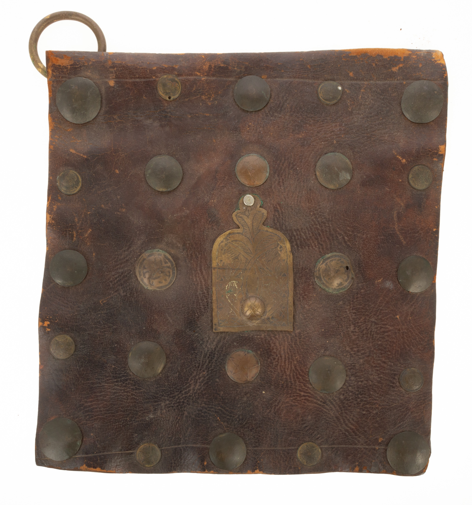 ETHIOPIAN TOOLED LEATHER SATCHEL