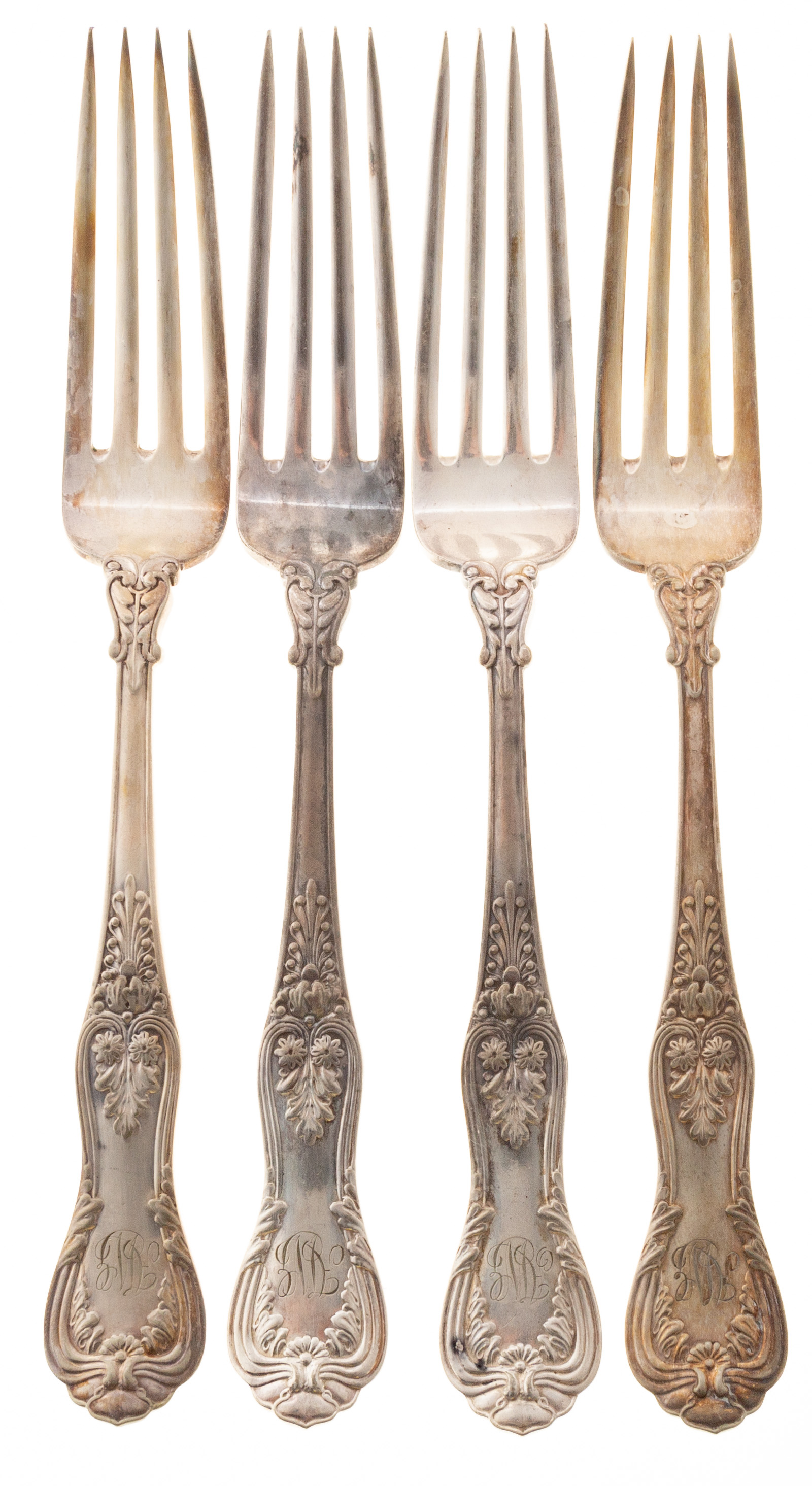 FOUR TIFFANY STERLING SILVER FORKS 2e9605