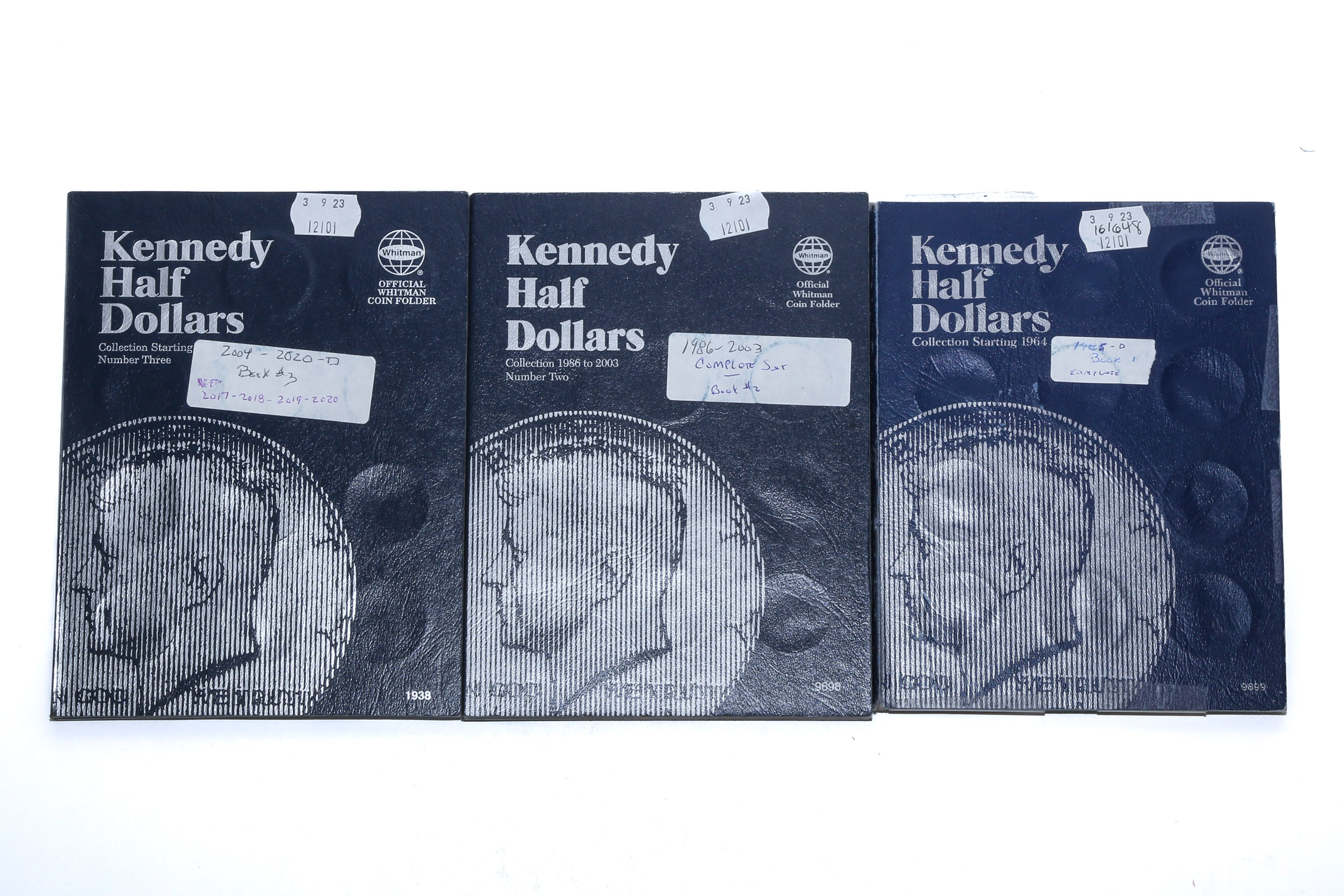 THREE KENNEDY HALF SETS, 1964-2016