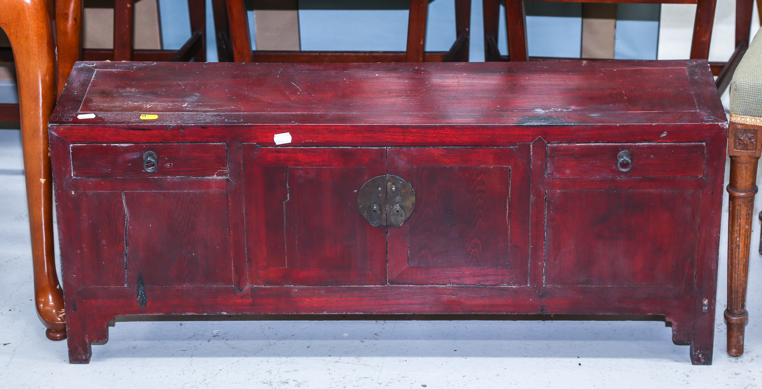 CHINESE PINE LOW CABINET Late 19th 2e96d6